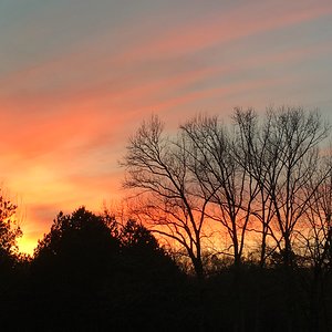 Sunset from back deck